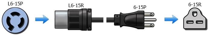 nema 6 15p plug adapter
